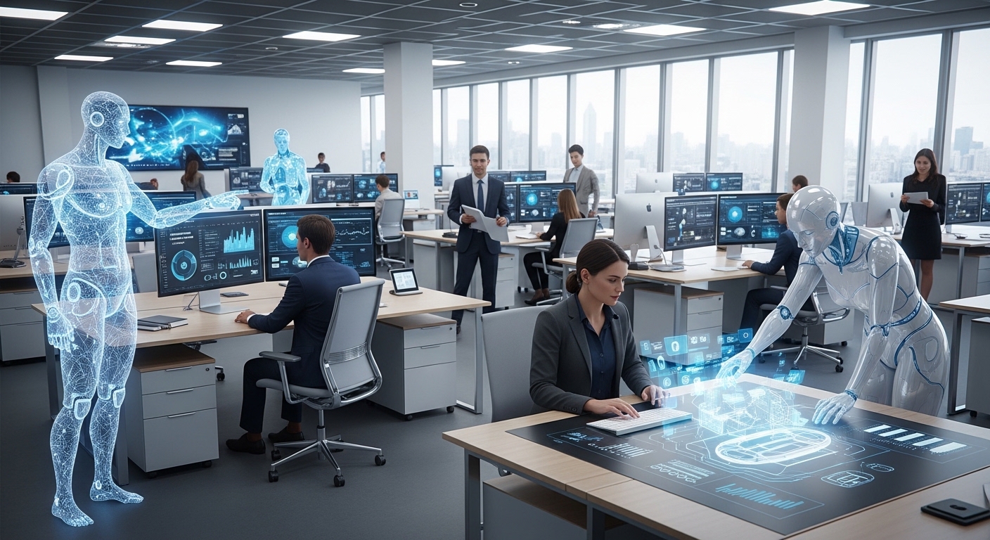 Будущее рабочих пространств: люди и ИИ-агенты работают в единой цифровой экосистеме