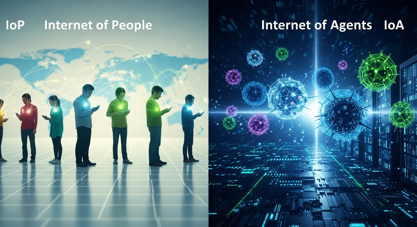 Эволюция интернета: от людей со смартфонами к сложным нейросетям агентов