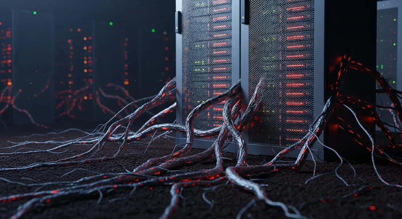 Киберпанк сервер, пожирающий землю