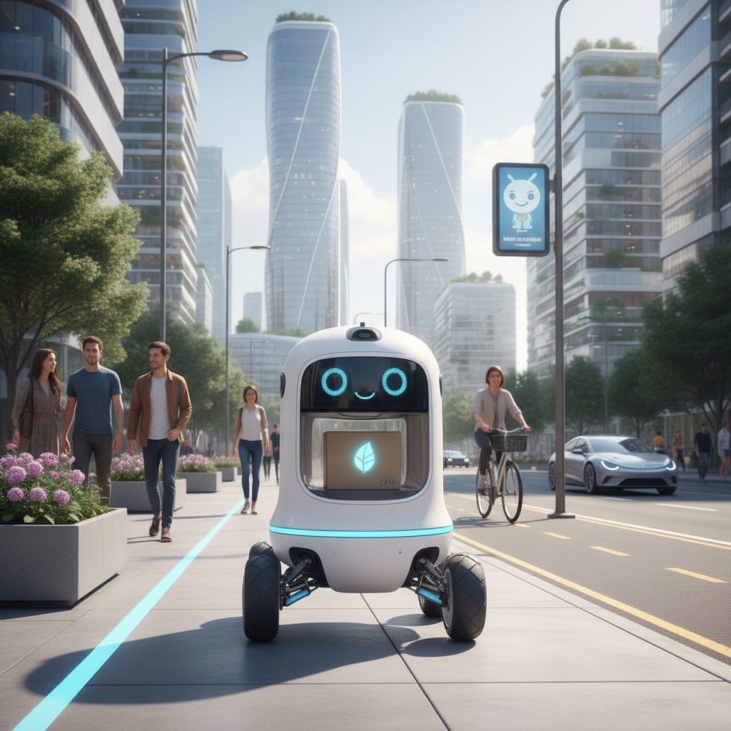 Автономный робот-курьер доставки