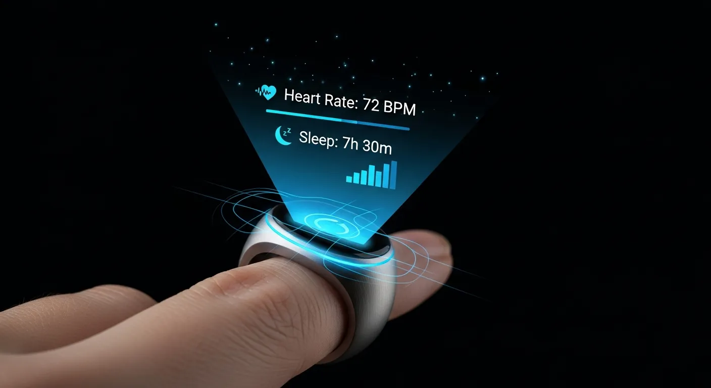 Smart Ring Holographic Stats